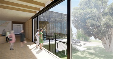 Breezeway (north) rendering