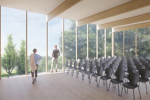 Queenscliffe Hub auditorium render
