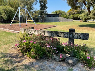 Bezzant Reserve signage view