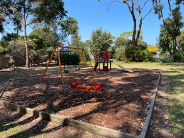 Douglas Court Reserve full playground view