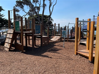 Point Lonsdale Foreshore Reserve South alternate playground view