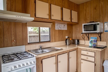 Sardine cabin kitchen
