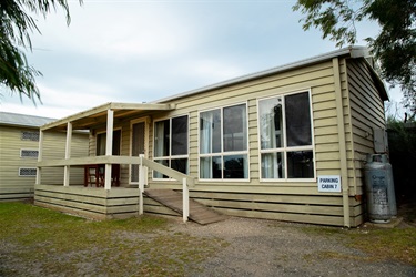 Whale cabin exterior