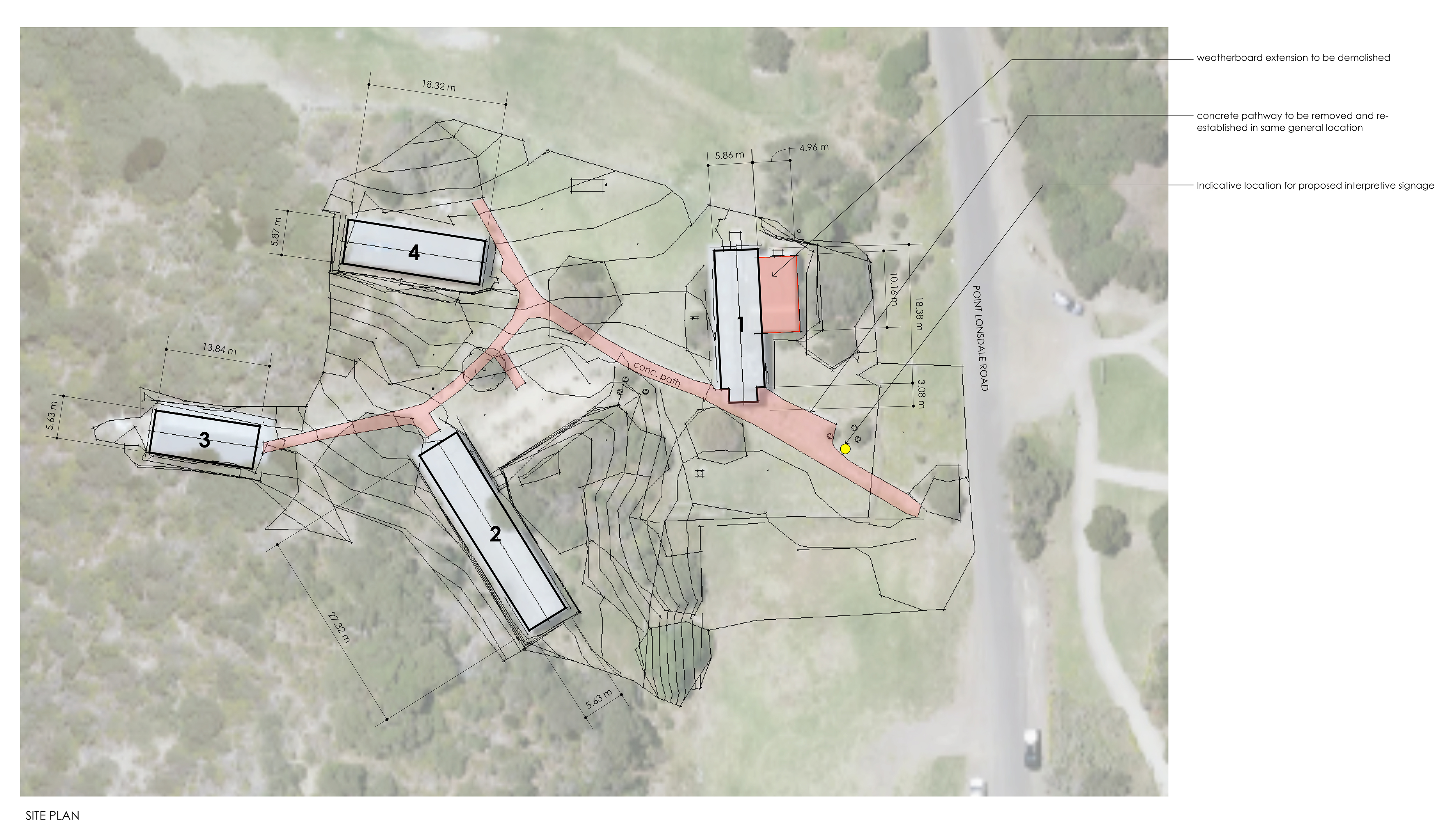 P1 Huts Site Map