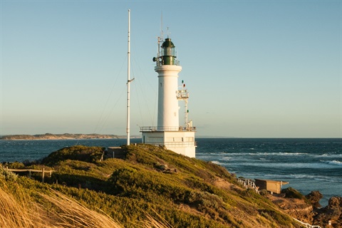 Point Lonsdale Lighthouse and surrounding dunes