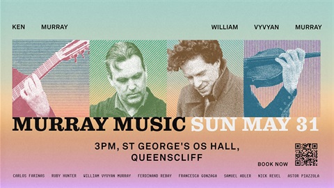 Murray Music at St George's Old School Hall Queenscliff 31 May 2026