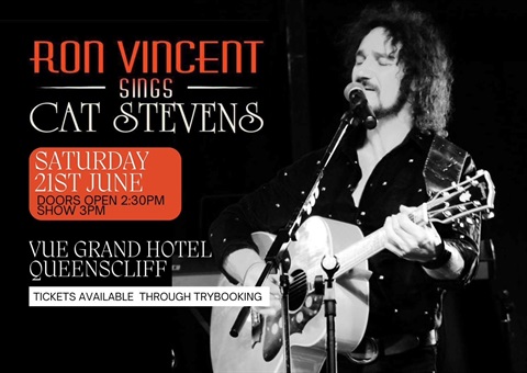 Ron Vincent sings Cat Stevens at Vue Grand Queenscliff 21 June 2025