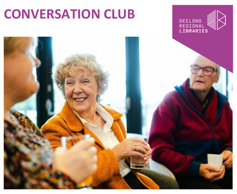 Conversation Club at Queenscliff Library, first Friday of the month from September 2026