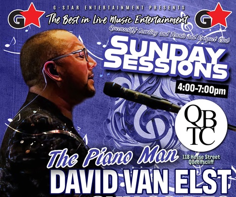 Sunday Session at QBTC with David Van Elst, The Piano Man, 26 April 2026