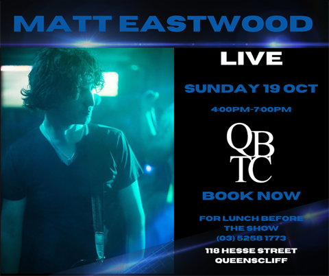 Sunday Session with Matt Eastwood at Queenscliff Bowling Tennis Club 19 October 2025