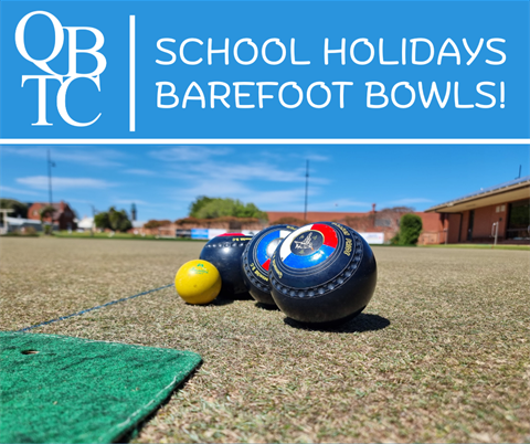 Barefoot Bowls this Spring school holidays at Queenscliff Bowls, Tennis and Coquet Club