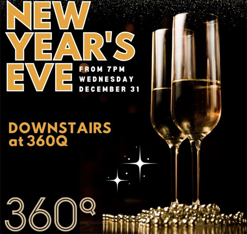New Year's Eve downstairs at 360q Queenscliff 31 December 2025