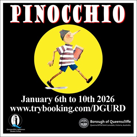 Pinocchio by Queenscliffe Lighthouse Theatre Group from 6 to 10 January 2026