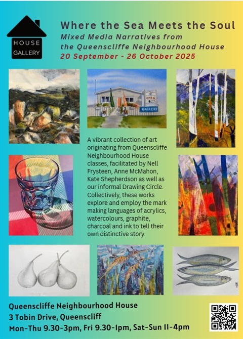 Where the Sea Meets the Soul mixed media exhibition at House Gallery 20 September to 26 October 2025