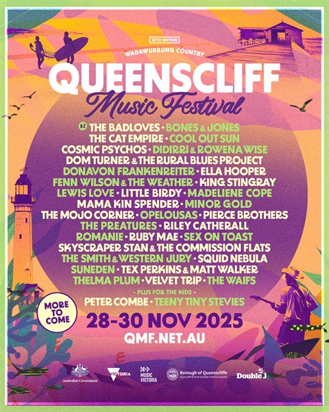 Queenscliff Music Festival 28 - 30 November 2025 