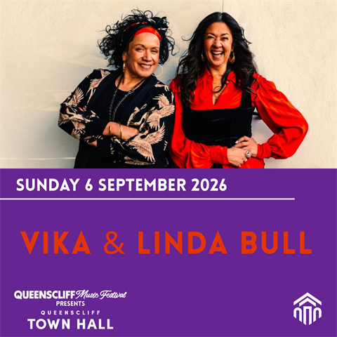 Vika and Linda Bull at Queenscliff Town Hall 6 September 2026