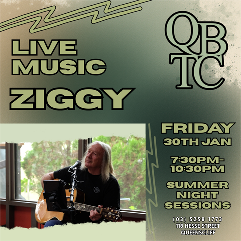 Ziggy is back for Summer Night Sessions!