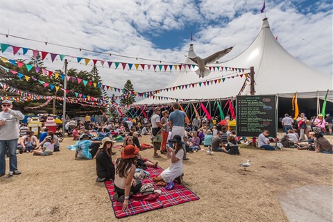 Crowds at Queenscliff Music Festival